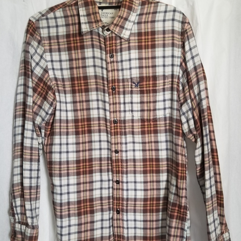 American Eagle Outfitters Men's Long Sleeve Shirt